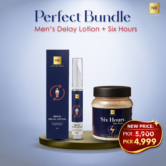 BUNDLE MEN'S DELAY LOTION + SIX HOURS